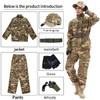 Army children's tactical suit camouflage uniform soldiers children's clothing boy