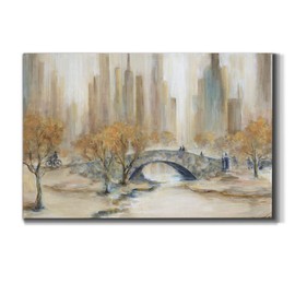 Wexford Home Decor Landscape Canvas Wall Art Abstract Floral Painting Modern Pictures Artwork Decoration for Living Room Kitchen Bathroom Office, Ready to Hang, central park, 32x48