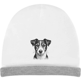 Azeeda 'Jack Russell Dog' Kids Slouch Hat (KH00034215) White