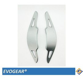 EVOGEAR External Product for Mazda Mazda 3 Sedan Fastback BP Series (May 24, 2019 ~) CX-30 DM Series (November 29, 2019 ~) Aluminum Alloy Paddle Shift Cover Mazda 3 BP Series, CX-30 DM Series (Silver)