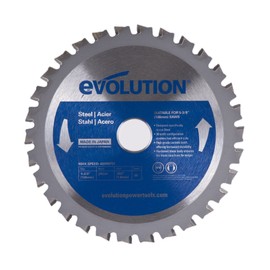 Evolution Power Tools - Hoja de sierra de corte, acero inoxidable