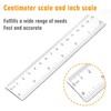 3 Pack 6 Inch Ruler Clear Rulers Small Straight Ruler