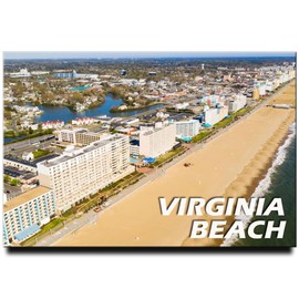 Generic Virginia Beach Fridge Magnet Virginia Travel Souvenir Atlantic Ocean