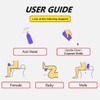 2PCS-Pack Portable Bidet for Toilet - 450ml Travel Bidet -