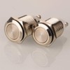 Gebildet 2pcs 16mm Latching Push Button Switch,12V/24V/125V/250V/5A Self-lock Button Switch