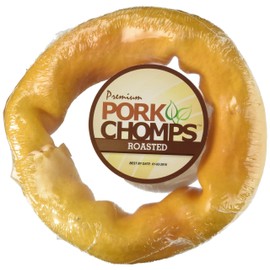 Scott Pet Pork CHOMPS 6" Smoked Pork Skin Donut Wrapped