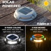 SIEDiNLAR Solar Driveway Dock Lights 16 LEDs 9 Modes, Deck