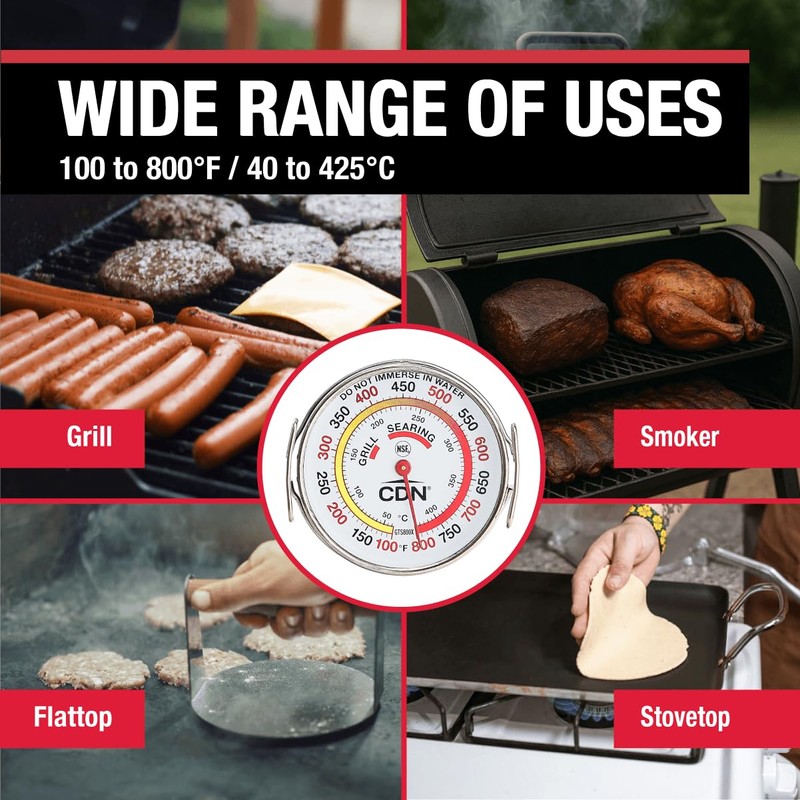 CDN Grill Surface Thermometer | NSF Certified | ProAccurate® |