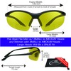 proSPORT Safety Bifocal Glasses Yellow Lens +2.50 z87 2 Pairs