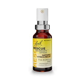 Bach RESCUE REMEDY Spray 7mL, Natural Stress Relief, Homeopathic Flower Essence, Vegan, Gluten and Sugar-Free, Non-Habit Forming
