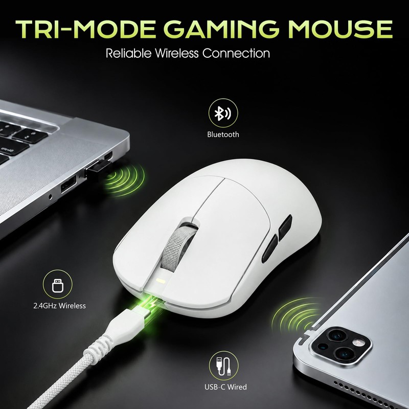 VGN F2 Pro Max Wireless Lightweight Gaming Mouse with 26K