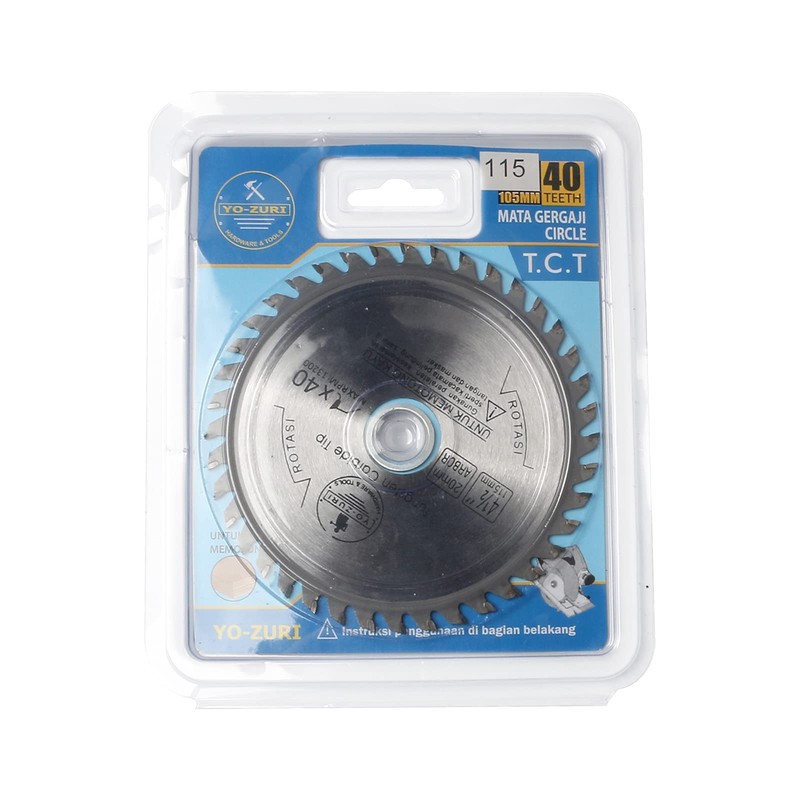 Circular Saw Blade 115mm Wood Cutting Disc 40T Alloy Steel