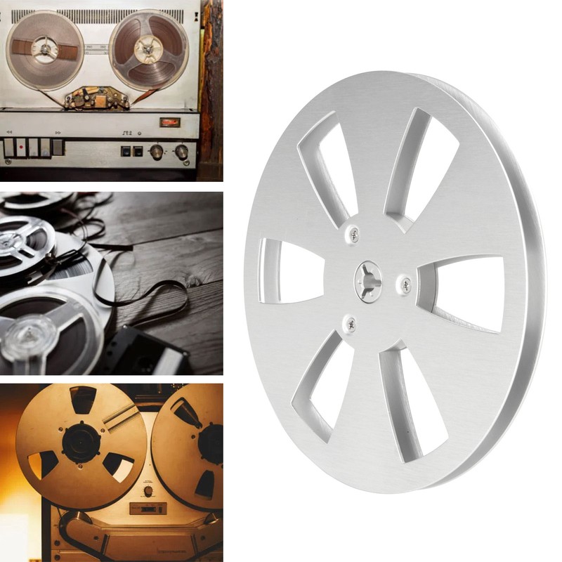 1/4 7 Inch Empty Reel Aluminum Alloy 6 Hole Open