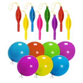 12Pcs Punch Balloons, Xloey 18 Inches Punching Balloons, Assorted Color Neon Punch Balloons Party Favors For Kids, Party, Wedding, Daily Games, Fun Balloons