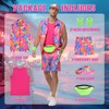80s Outfit for Men - 90s Workout Costume Set for
