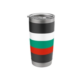 Flag Of Bulgaria Proud Bulgarian Patriot Souvenir Fan Lover Stainless Steel Insulated Tumbler