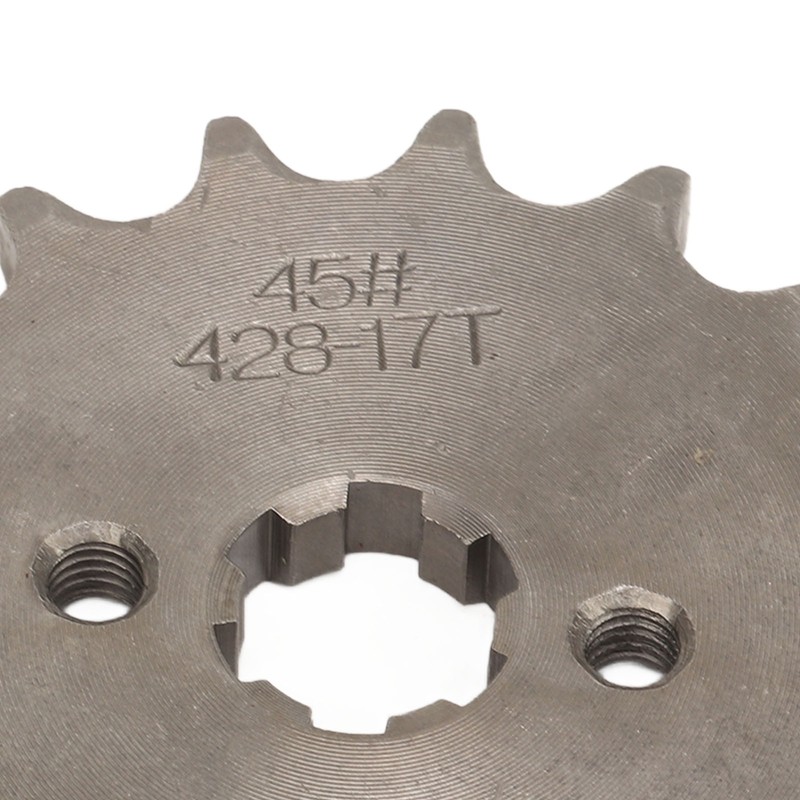 428 17T 17mm Sprocket 428 Drive Chain 60 Links Kit