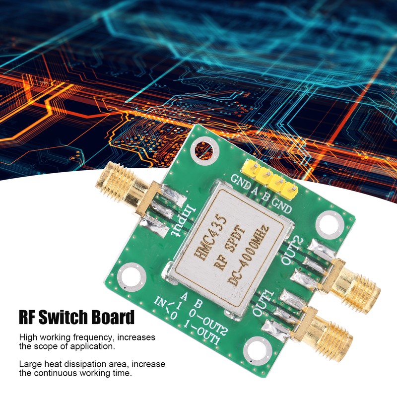 RF SPDT Switch Single Pole Double Throw Module DC‑4000MHz High