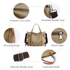PORRASSO Casual Shoulder Bag Women Canvas Handbag Crossbody Bag Ladies