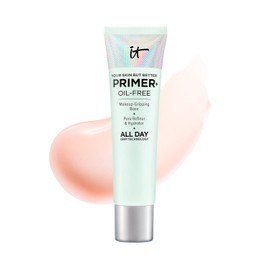 It Cosmetics Your Skin But Better, Primer de Maquillaje, Hidrata la Piel y Reduce los Poros, con Glicerina, Extracto de Corteza de Árbol y Extracto de Raíz de Jengibre, 30 ml