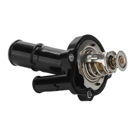 Engine Coolant Thermostat Housing Assembly - Compatible for Mazda 3 5 6 MX-5 CX-7 for Lincoln MKZ MKT MKC for Ford Explorer Focus for Ford Escape Fusion 2013-2016 - Replace Part LF7015170