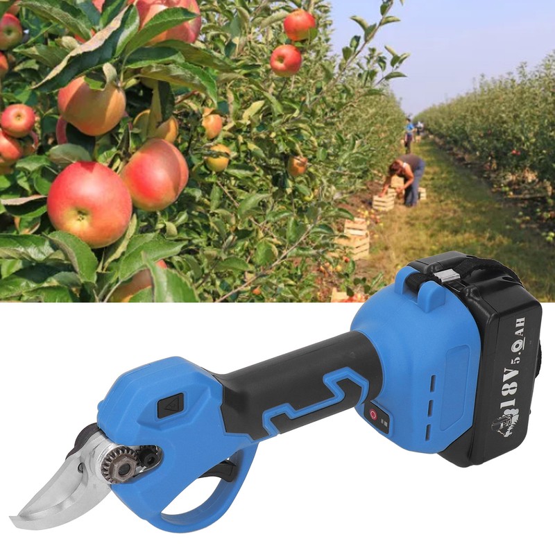 Cordless Electric Pruning Shear Low Noise Ergonomic Handle High Carbon