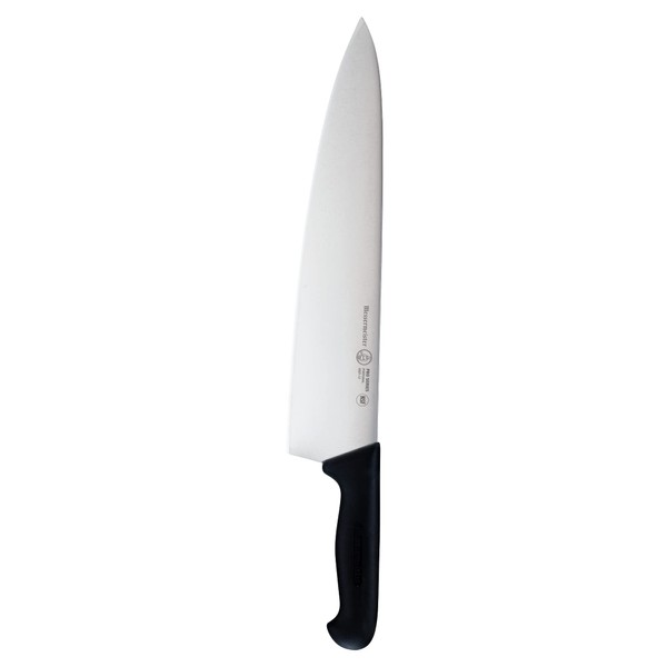Messermeister Pro Series 12” Wide-Blade Chef’s Knife - German X50 Stainless Steel & NSF-Approved PolyFibre Handle - 15-Degree Edge, Rust Resistant & Easy to Maintain - Made in Portugal