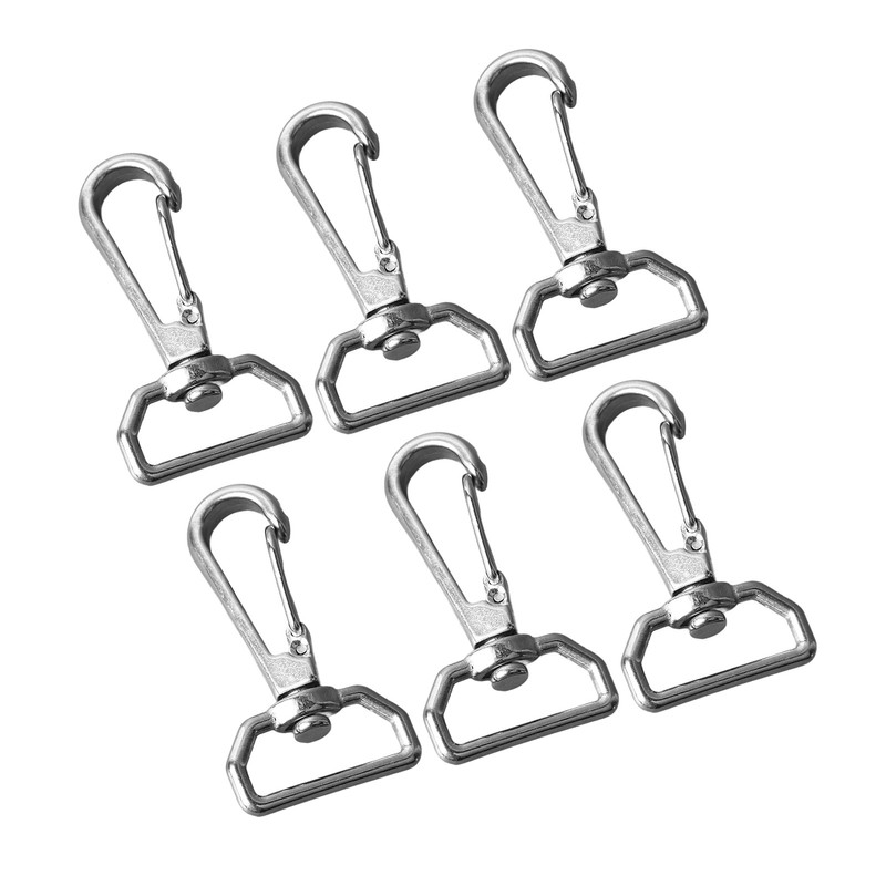 6pcs Webbing Belt Spring Hooks 316 Stainless Steel Universal D