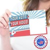 100 Bulk Voter Postcards 4x6” - Your Vote Your Voice,