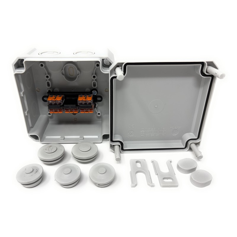 f-tronic FR Junction Box NFK11gr-K4, IP66, Grey, NEPTUN Compact (110