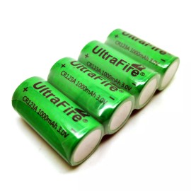 UltraFire 4x Li-ion Battery For UltraFire CR123A DL123A EL123A K123A VL123A 17335 17345