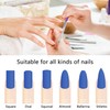 Mudder 8 Pack Glass Nail Files with Cases Double-Sided Crystal