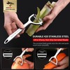 MAD SHARK Ultra Sharp vegetable peelers for kitchen – 10