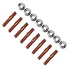 8 Pieces M8 1.25 Thread Turbo Stud Kit, Intake Manifold,