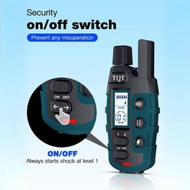 TQT Dog Shock Collar - 3300Ft Dog Training Collar with Remote for 5-120lbs
