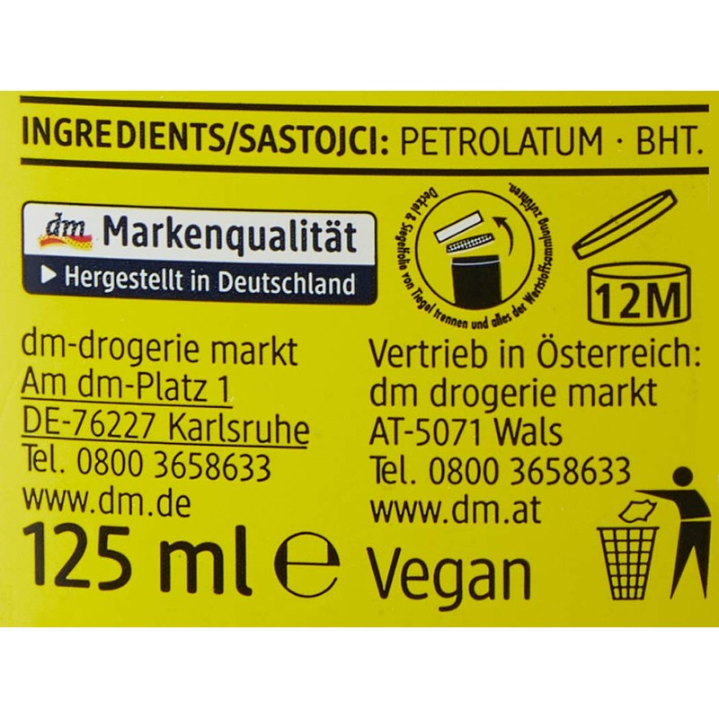 Care cream Vaseline, 125 ml