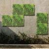 COARBOR 1 Pack 40" x 40" Artificial Boxwood 3D Panels
