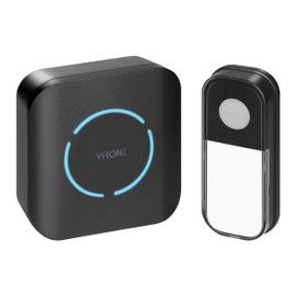 Virone FUDU AC Doorbell Wireless Network 5 Volume Levels Range up to 180 m 36 Melodies Bell Front Door IP44