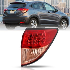 TUSDAR LED Tail Light Assembly Compatible with 2016 2017 2018 Honda HRV Taillights Rear Outer Taillamp Brake Light Right Passenger Side