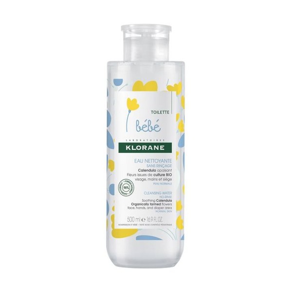 KLORANE Bébé Eau Nettoyante Micellaire sans rinçage 500ML