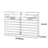 YeeBeny Placemat Holder Stainless Steel 19.69×9.84×1.57inch