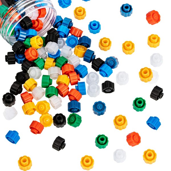 OLYCRAFT 140pcs Syringe Tip Caps Luer lock tip syringe, No