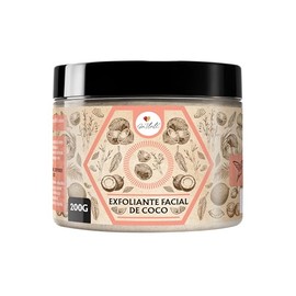Exfoliante Facial - Natural - Orgánico - Suave - Limpieza - Aceite de Coco - Vitamina E - Azúcar de Caña - Fácil de usar -Skin Care 200 g - Ga Tlali - Cuidado de piel