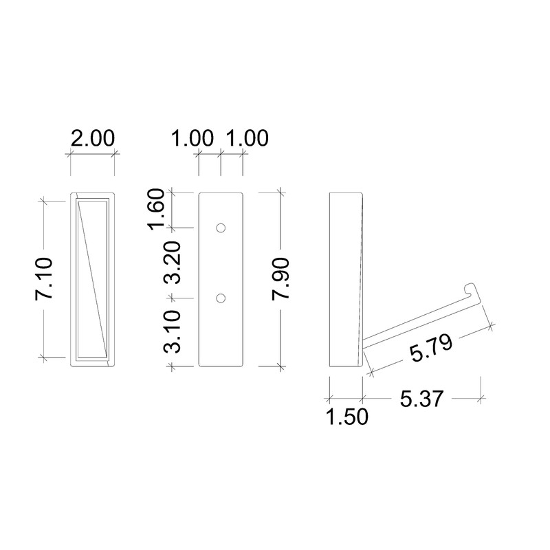Wall Panel Folding Hook Wardrobe Hook