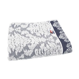 Imabari Towel Brand Face Towel, Front, 13.4 x 31.5 inches (34 x 80 cm), Navy, Elegant