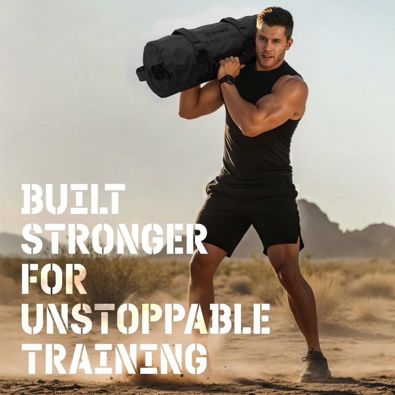 Yes4All Sandbags for Working Out, Unfilled Adjustable Sand Bags for