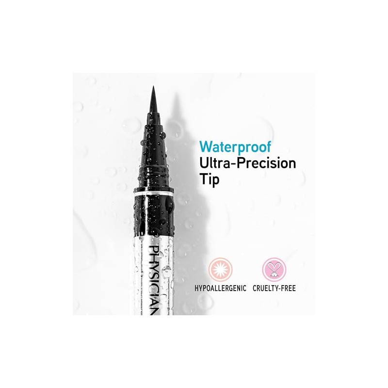 Physicians Formula Eye Booster Waterproof Ultra-Fine Liquid Eyeliner Blackest Black