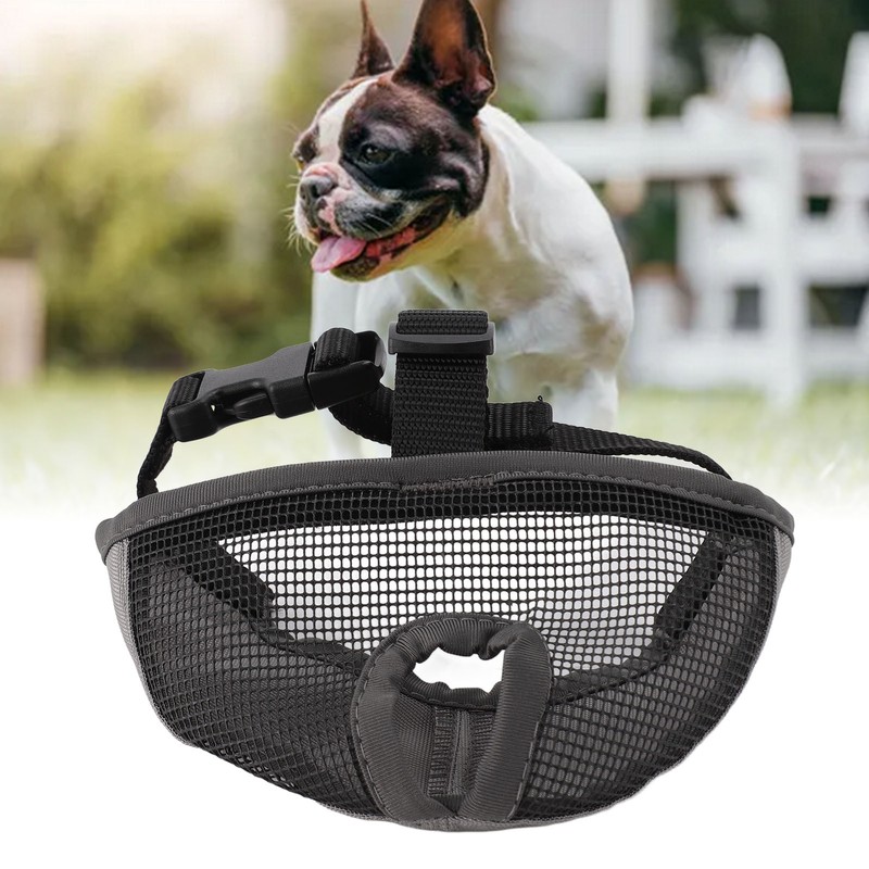 Short Snout Dog Muzzle Soft Comfortable Breathable Flat Face Bulldog