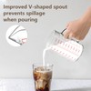 WhiteRhino 4Cup/1000ML Glass Liquid Measuring Cup With Handle,High Borosilicate Glass