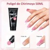 CHERIMOYA Poly Gel Constructor de Uñas 50ml,Fortalecedor para Extensión (007